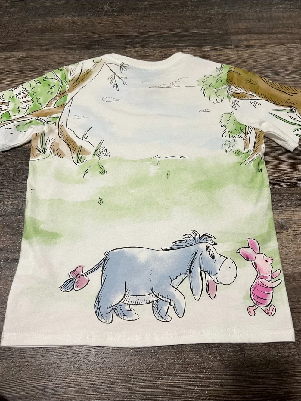 Disney Winnie the Pooh & Tigger Short Sleeve Tee - White, Green, Orange